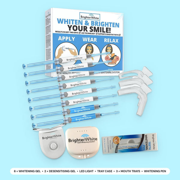 Teeth Whitening Kit Value Pack โ 6 Month Supply + Free Pen
